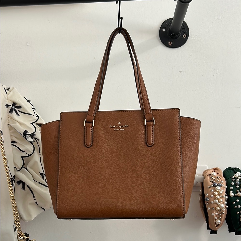 Kate Spade ♠️ Brown Tote with Crossbody Strap